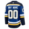 Miehille NHL St. Louis Blues Pelipaita Custom Fanatics Premium 2024-25 koti Sininen